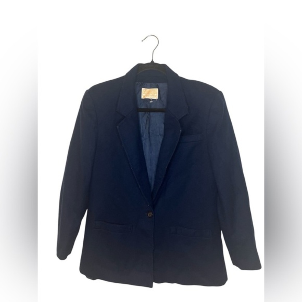 Pendleton Navy Single-Button Women's Blazer